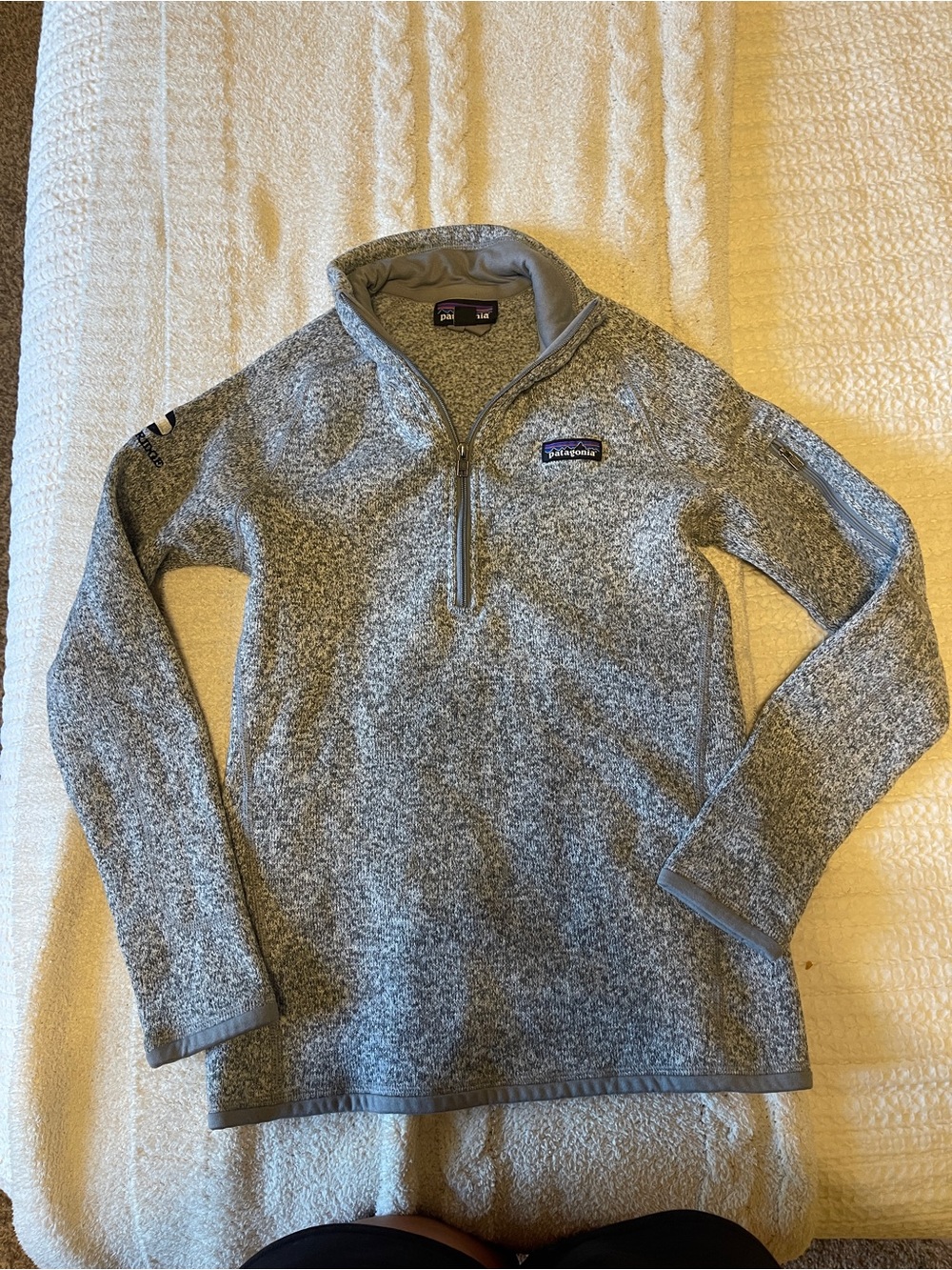 PATAGONIA Women's BETTER SWEATER 1/4 ZIP grey woman’s XS